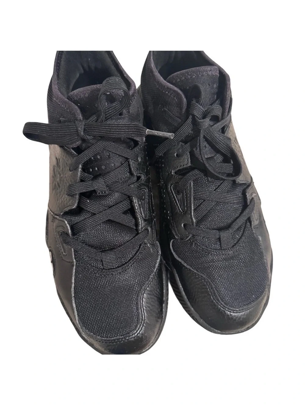 Nike Air Jordan Stay Loyal 2 Black Silver Leather Sneakers - Size US 8.5